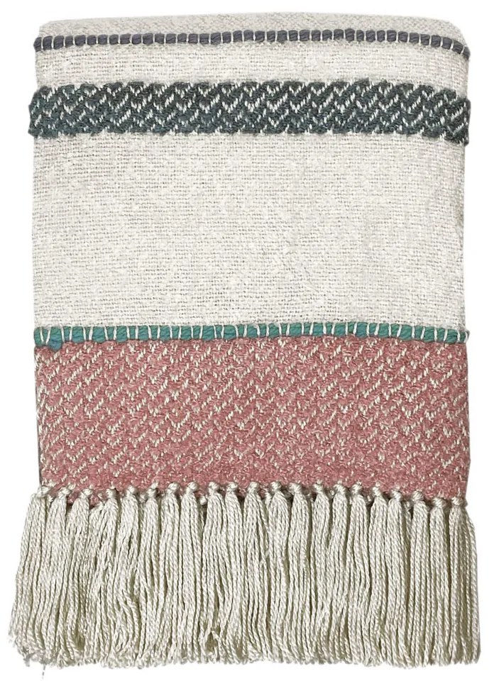 Ριχτάρια	 Malagoon  Multicolor pastel boucle throw
