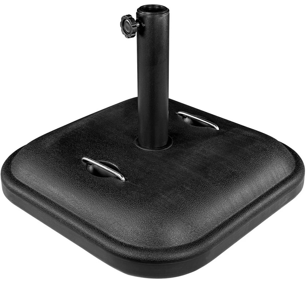 Βάση ομπρέλας Aktive Μαύρο 100 % πολυαιθυλένιο 48 x 34 x 48 cm