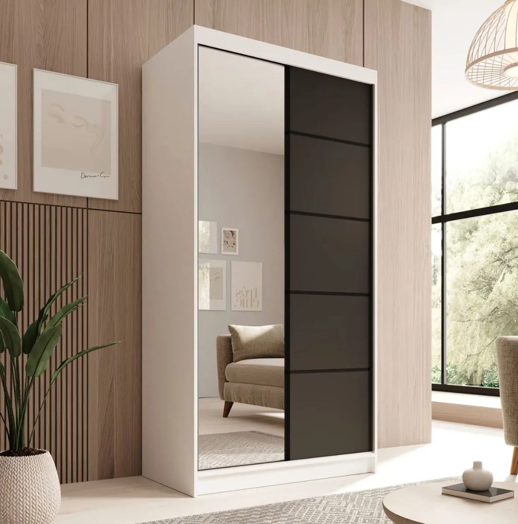 Ντουλάπα Flux 100 συρόμενη-Leuko-Mauro