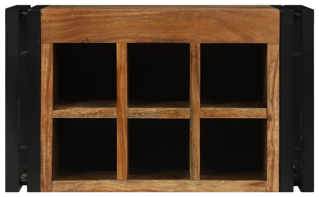 vidaXL Ράφι Κρασιού 46x35x27.5 cm Μασίφ Ξύλο Ακακίας