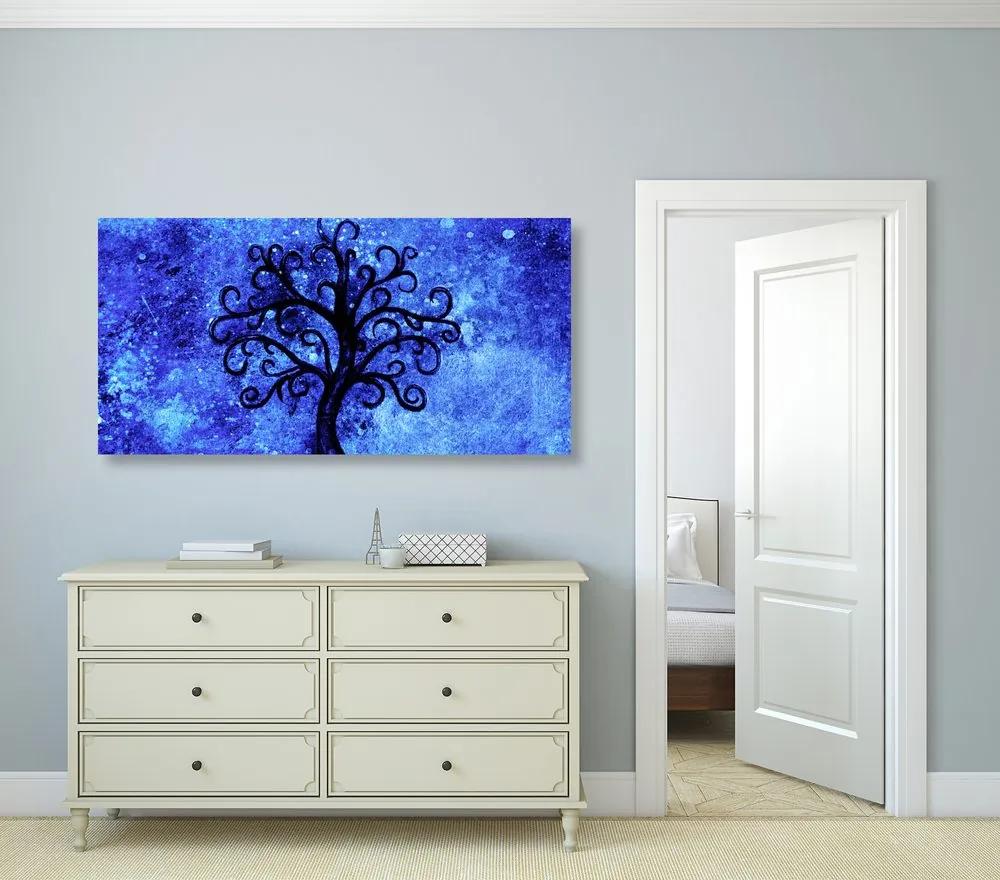 Εικόνα δέντρο της ζωής σε μπλε φόντο