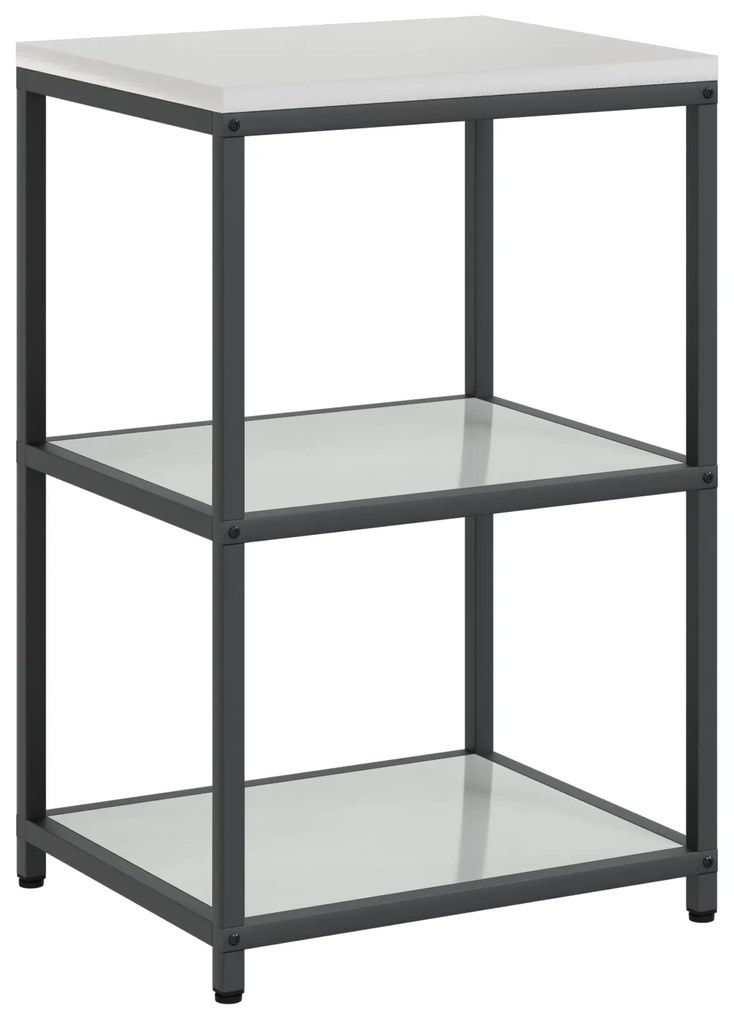 vidaXL Σετ Αποθήκευσης Κουζίνας με ράφι 2 pcs Ασημί 120 x 50 x 92 εκ.