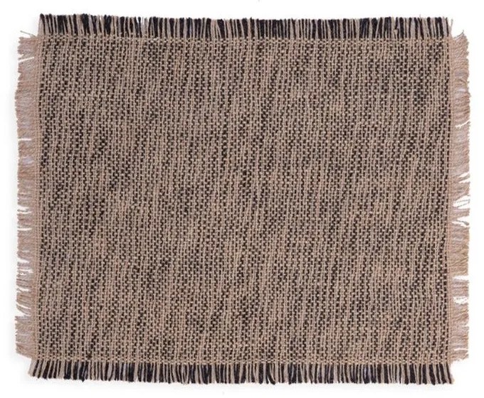 Σουπλά Varis (Σετ 2τμχ) Black Nef-Nef 33x48cm Jute