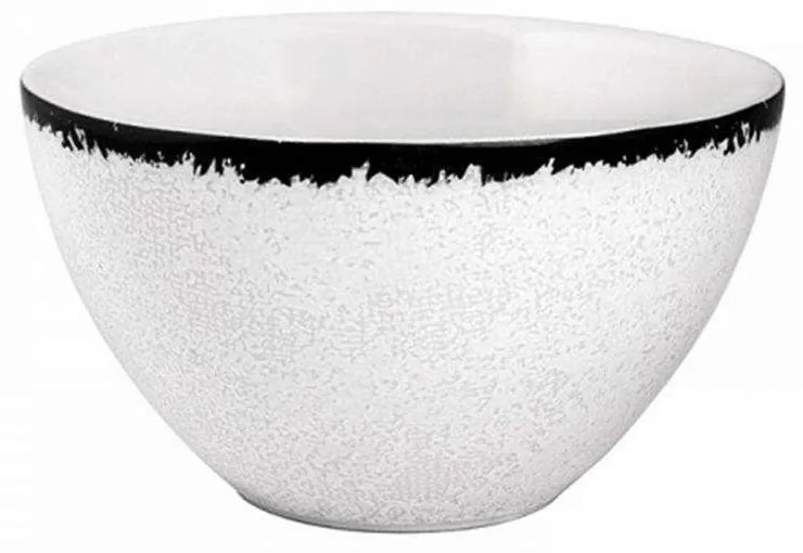Μπωλ Σερβιρίσματος PR182746308 Φ13cm White-Black Oriana Ferelli® Porcelain