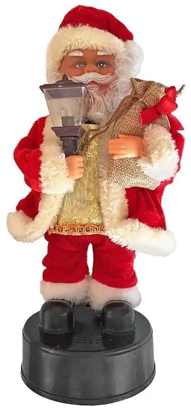 Άγιος Βασίλης Με Φανάρι Μπαταρίας 30εκ. Xmasfest 93-1585