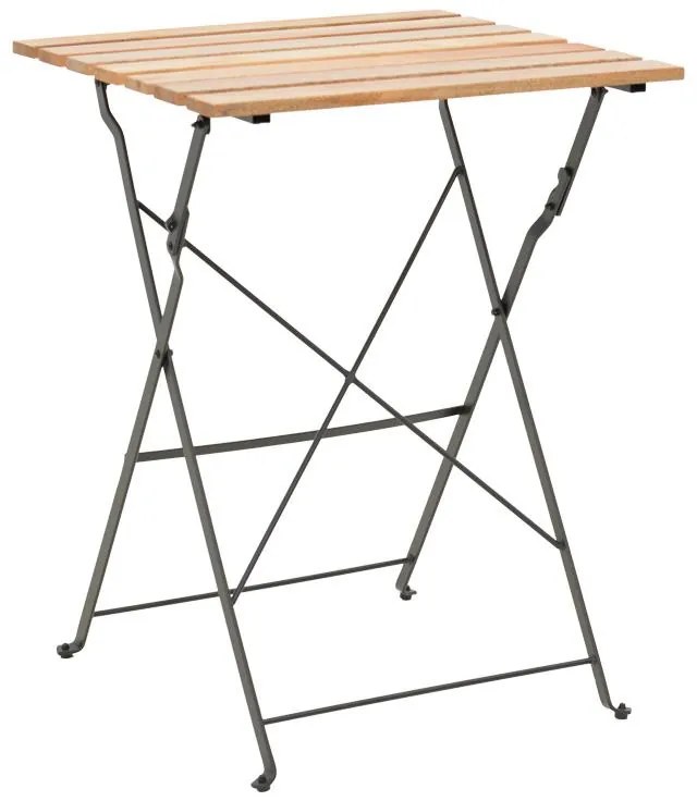 Σετ Κήπου Τραπεζαρία Pometia 3 τεμ Ξύλο - Μέταλλο 55x54x72εκ. 55x54x72 εκ.
