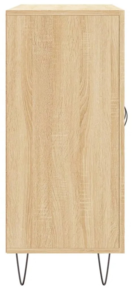 vidaXL Ντουλάπι Sonoma δρυς 90x34x80 εκ. Επεξεργασμένο Ξύλο