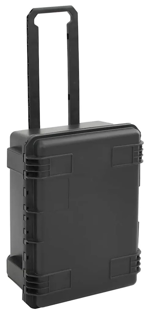 vidaXL Θήκη Πτήσης Φορητή Μαύρη 54x41,5x29 εκ. από Πολυπροπυλένιο