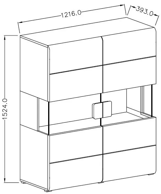 Μπουφές Toldo 42-Leuko