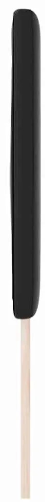 vidaXL Κεφαλάρι Επιτοίχιο με κεφαλάρι Μαύρο 180 cm PVC
