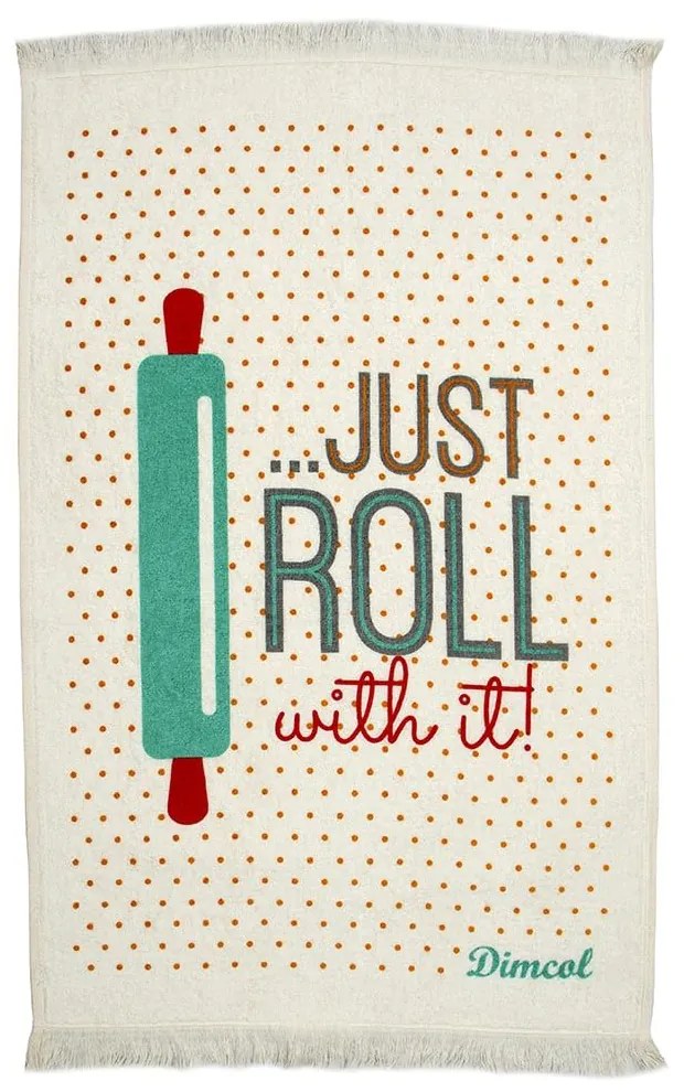 Πετσέτα Κουζίνας Roll 06 Ecru DimCol 40x60cm 100% Cotton