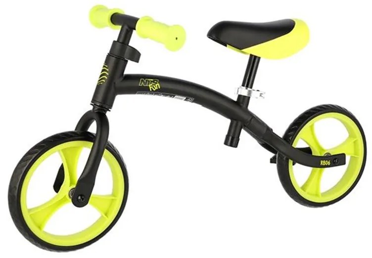Ποδήλατο Ισορροπίας RB06 Μαύρο/Πράσινο BALANCE BIKE NILS FUN