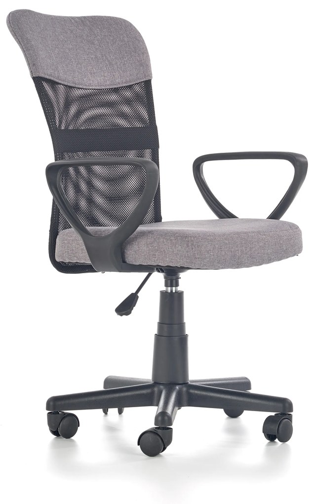 TIMMY o.chair, color: grey / black DIOMMI V-CH-TIMMY-FOT-POPIEL