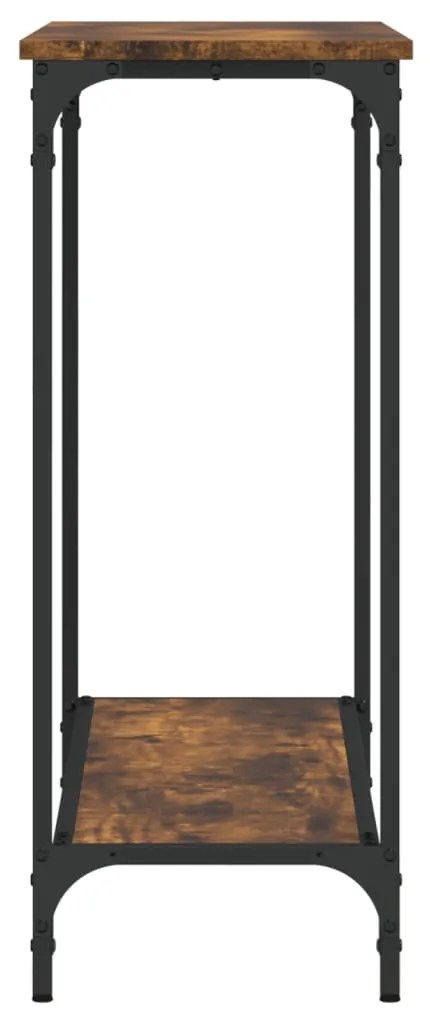 vidaXL Τραπέζι Κονσόλα Καπνιστή Δρυς 101x30,5x75εκ. Επεξεργασμένο Ξύλο