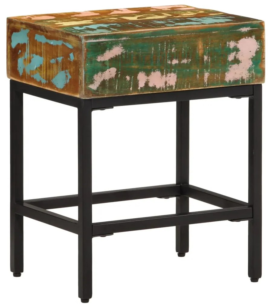 vidaXL Τραπεζάκι Βοηθητικό 40 x 30 x 51 εκ. Μασίφ Ανακυκλωμένο Ξύλο