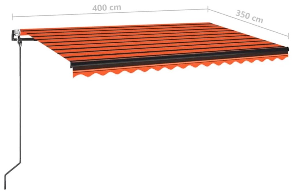 ΤΕΝΤΑ ΣΥΡΟΜΕΝΗ ΑΥΤΟΜΑΤΗ ΠΟΡΤΟΚΑΛΙ / ΚΑΦΕ 400 X 350 ΕΚ. 3069190