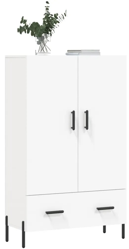 vidaXL Ντουλάπα Λευκή 69,5 x 31 x 115 εκ. από Επεξεργασμένο Ξύλο