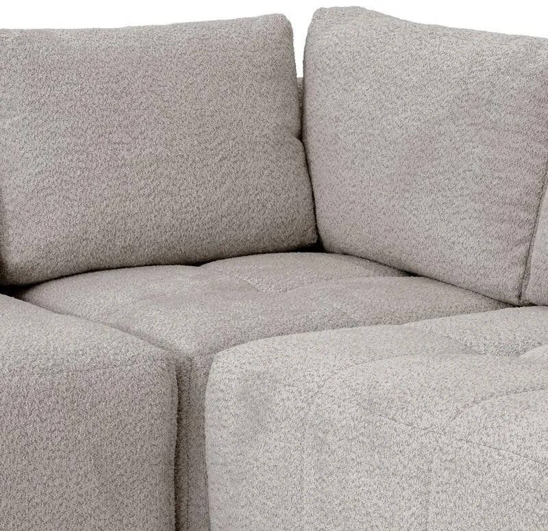 Γωνιακός Καναπές Carmen Fylliana Αριστερή Γωνία Silver 304x242x89 εκ. 304x242x89 εκ.