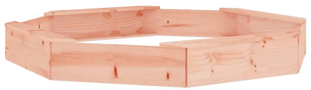 vidaXL Αμμοδόχος με Καθίσματα Οκτάγωνη από Μασίφ Ξύλο Ψευδοτσούγκας