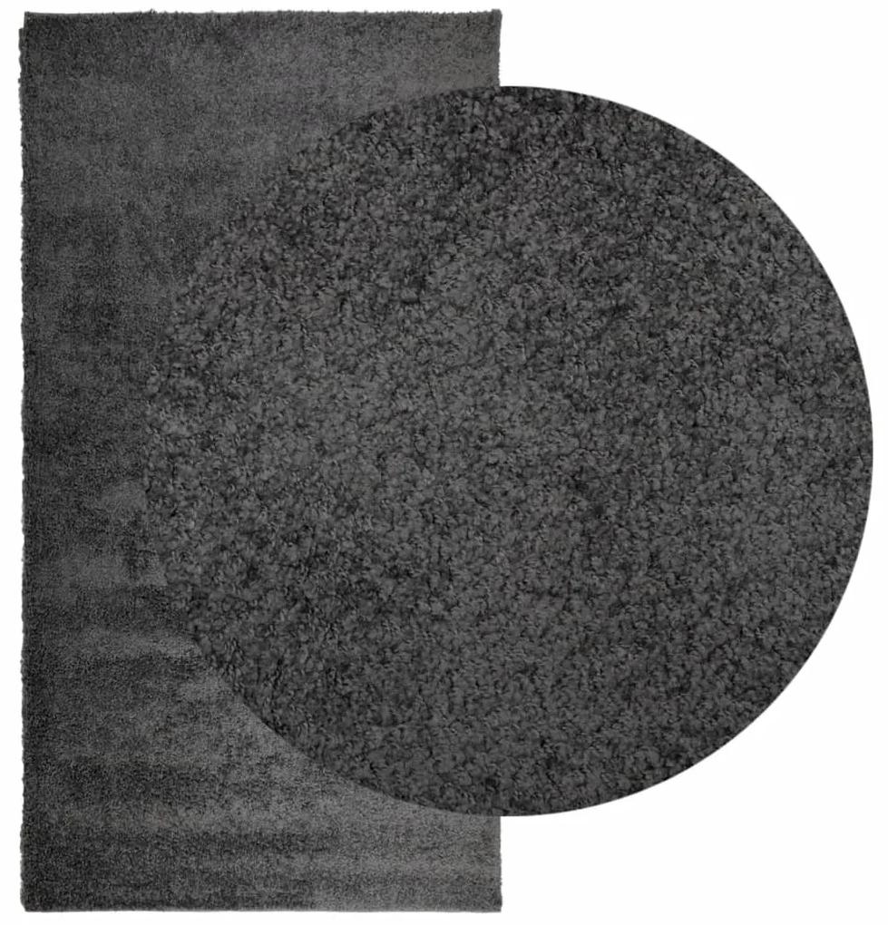 vidaXL Χαλί Shaggy PAMPLONA με Ψηλό Πέλος Μοντέρνο Ανθρακί 80x150 εκ.
