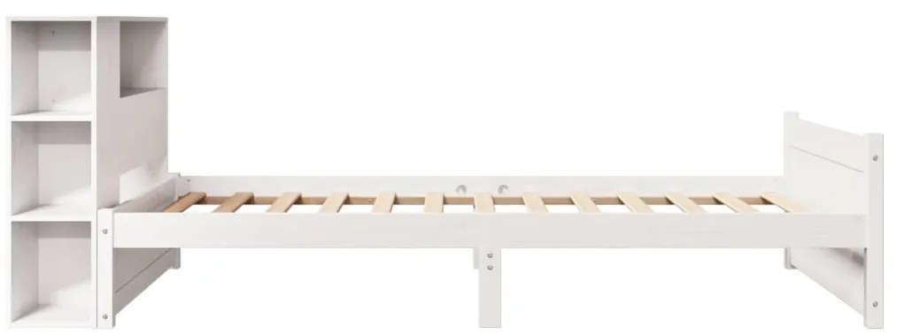 vidaXL Κρεβάτι Βιβλιοθήκη Χωρίς Στρώμα 100x200 εκ. Μασίφ Ξύλο Πεύκο