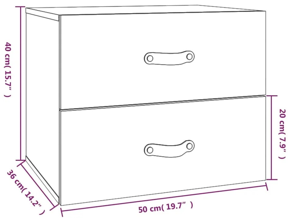 ΚΟΜΟΔΙΝΑ ΕΠΙΤΟΙΧΙΑ 2 ΤΕΜ. ΚΑΦΕ ΜΕΛΙ 50 X 36 X 40 ΕΚ. 820983