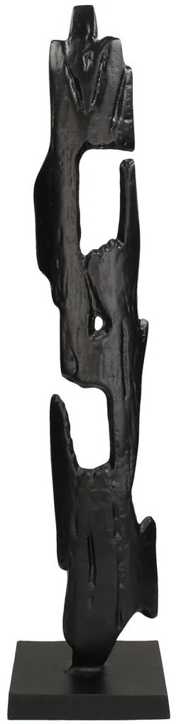 Διακοσμητικό ArteLibre Μαύρο Αλουμίνιο 13x12x67cm