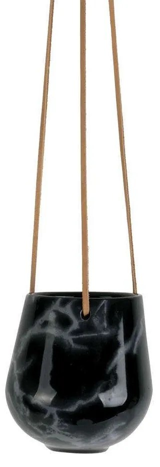 Κασπώ Κρεμαστό Marble PT3734BK 12,2x9,5cm Black Present Time Ceramic