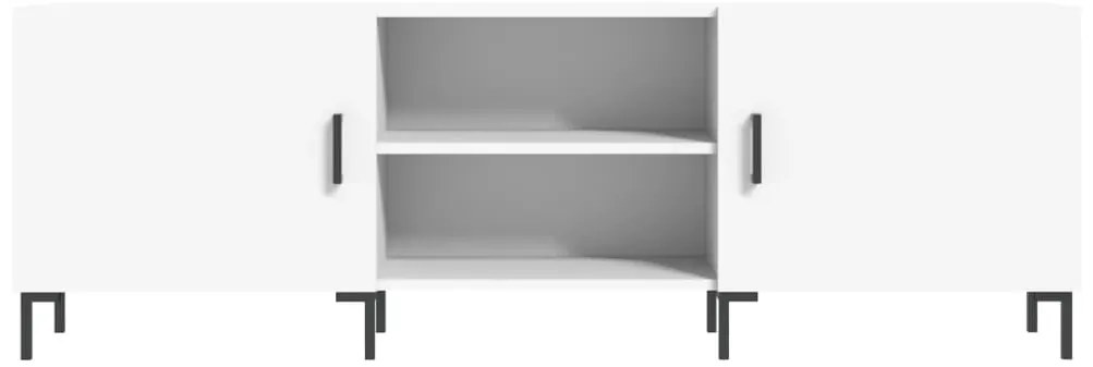 vidaXL Έπιπλο Τηλεόρασης Λευκό 150x30x50 εκ. από Επεξεργασμένο Ξύλο