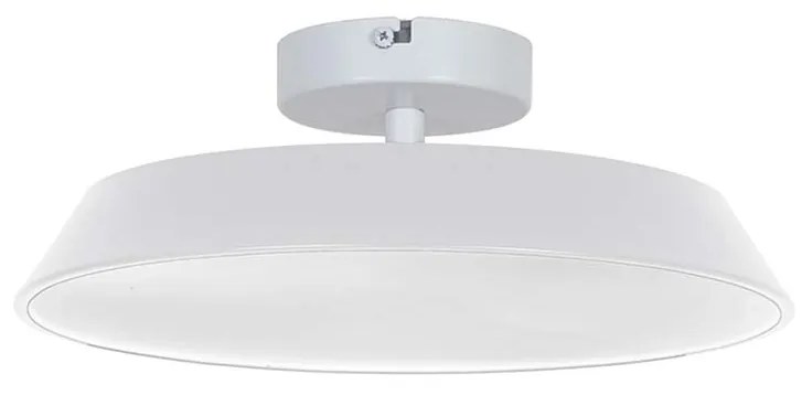 Φωτιστικό Οροφής Viokef Flat 4296900 Λευκό Ματ Dimmable