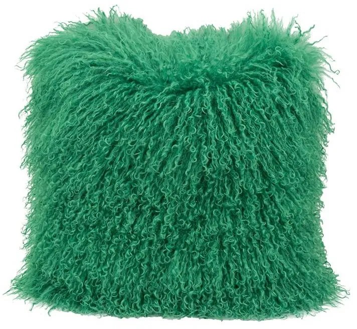 Artekko Pillow Μαξιλάρι Γούνα Ύφασμα Πράσινο (40.6x40.6x10.2)cm Artekko T70294