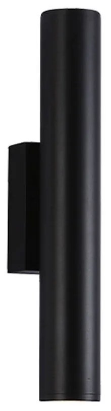 Φωτιστικό Τοίχου - Απλίκα City 4321200 LED 6W 3000K 360Lm 4,5x30cm Black Viokef