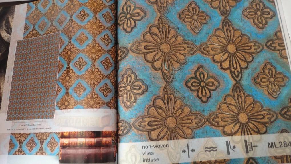 Ταπετσαρία BEHANG EXPRESSE WALLPAPER QUEEN MATERIALS ML284-BEH - 2,00x3,00μ.