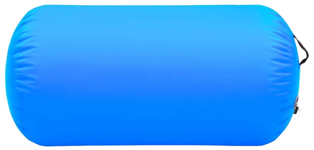 vidaXL Κύλινδρος Γυμναστικής Φουσκωτός Μπλε 120 x 75 εκ. PVC &amp; Τρόμπα