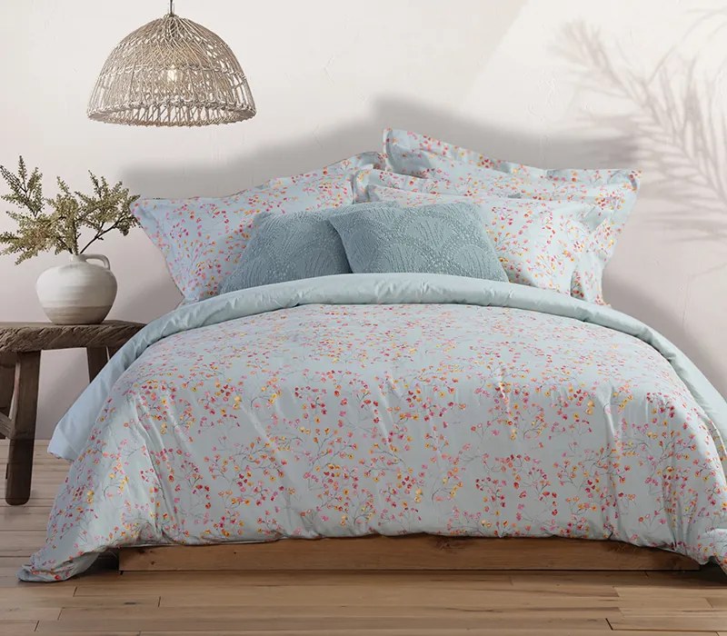 Σετ Σεντόνια King Size Pleasant Aqua 2x(270x280) + 2x(52x72) - Nef-Nef Homeware