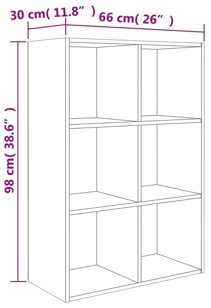 Ραφιέρα / Βιβλιοθήκη Sonoma Δρυς 66x30x98 εκ. από Επεξ. Ξύλο - Καφέ