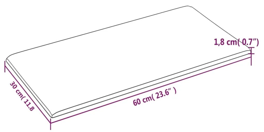 Πάνελ Τοίχου 12 τεμ. Σκούρο Πράσινο 60x30 εκ. 2,16 μ² Βελούδο - Πράσινο