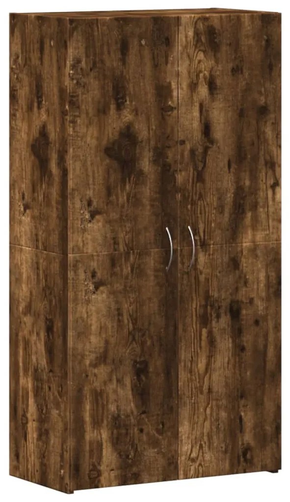 vidaXL Αρχειοθήκη Καπνιστή Δρυς 60x32x115 εκ. Επεξ. Ξύλο