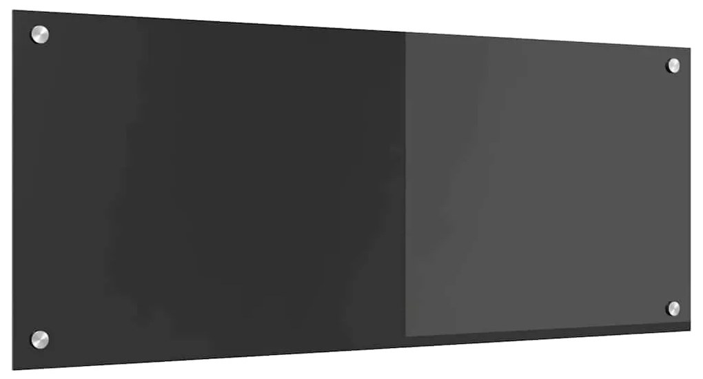 vidaXL Πίσω Πάνελ Κουζίνας Σκούρο γκρι 100 x 40 x 0.6 εκ.