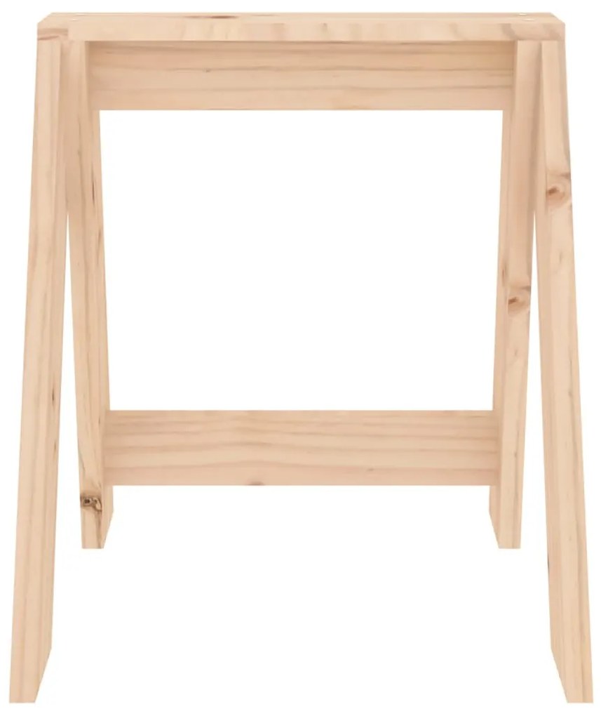 vidaXL Σκαμπό 2 τεμ. 40 x 40 x 45 εκ. από Μασίφ Ξύλο Πεύκου