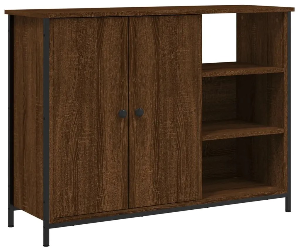 vidaXL Μπουφές Καφέ Δρυς 100x33x75 εκ. από Επεξεργασμένο Ξύλο