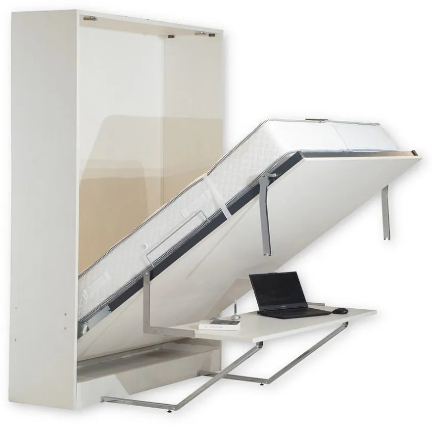 Κρεβάτι Tοίχου με Γραφείο Νο2 (Μηχανισμός και Τελάρο) - 110x200 - Premium