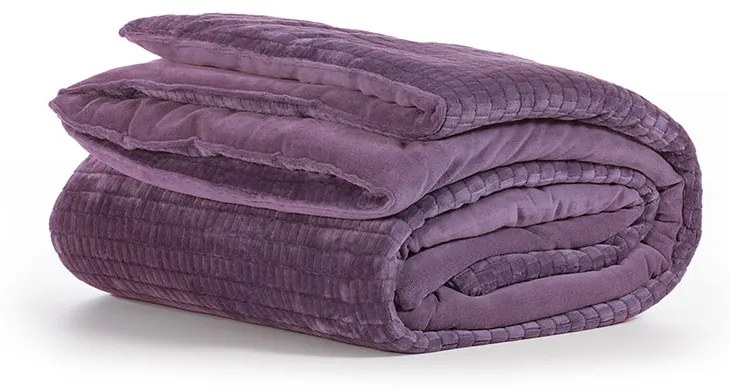 Κουβερτοπάπλωμα Μονό Ezra Mauve 160x220 Nef-Nef Homeware