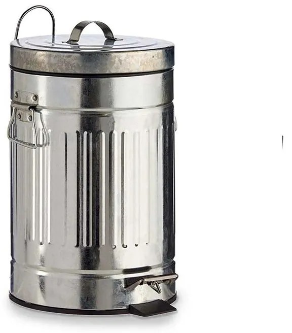 Κάδος Απορριμμάτων 029.66520 Με Πεντάλ 7Lt 21x26,5x34,5cm Inox Μέταλλο