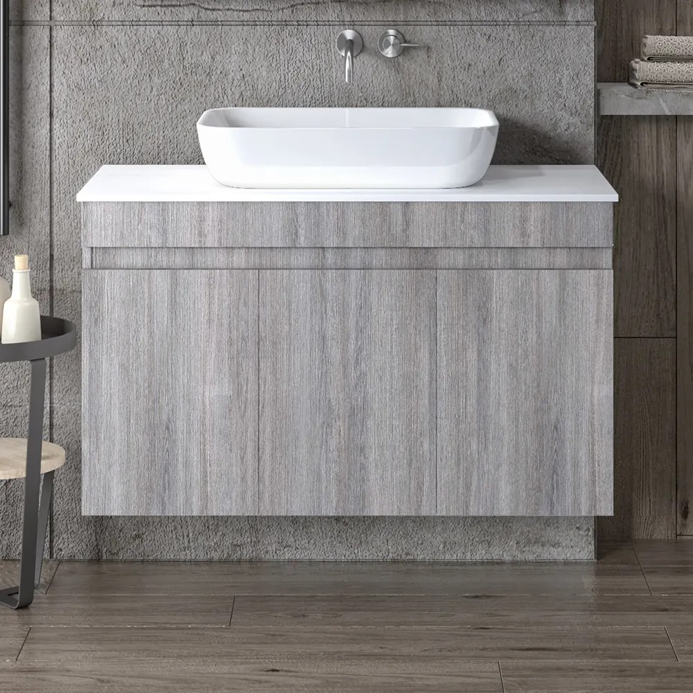 ΣΕΤ ΠΑΓΚΟΥ OMEGA TOP 100cm χρ.GREY OAK S3BOMT100GO S3BOMT100GO