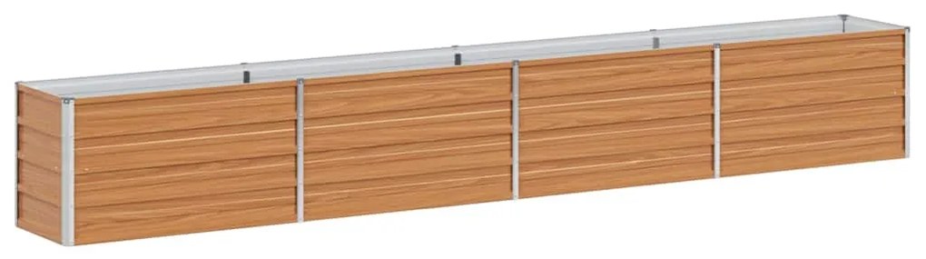 vidaXL Υπερυψωμένη Ζαρντινιέρα Ανοιχτό καφέ 320 x 40 x 45 cm