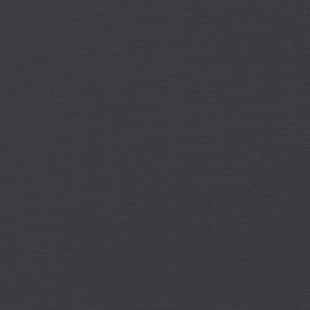 Μαξιλάρι Παλέτας Μαύρο 120 x 40 x 12 εκ. Υφασμάτινο - Μαύρο