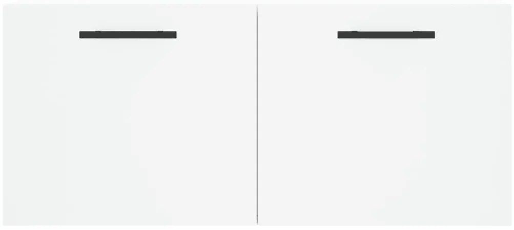 vidaXL Ντουλάπι Τοίχου Λευκό 80 x 36,5 x 35 εκ. από Επεξεργασμένο Ξύλο
