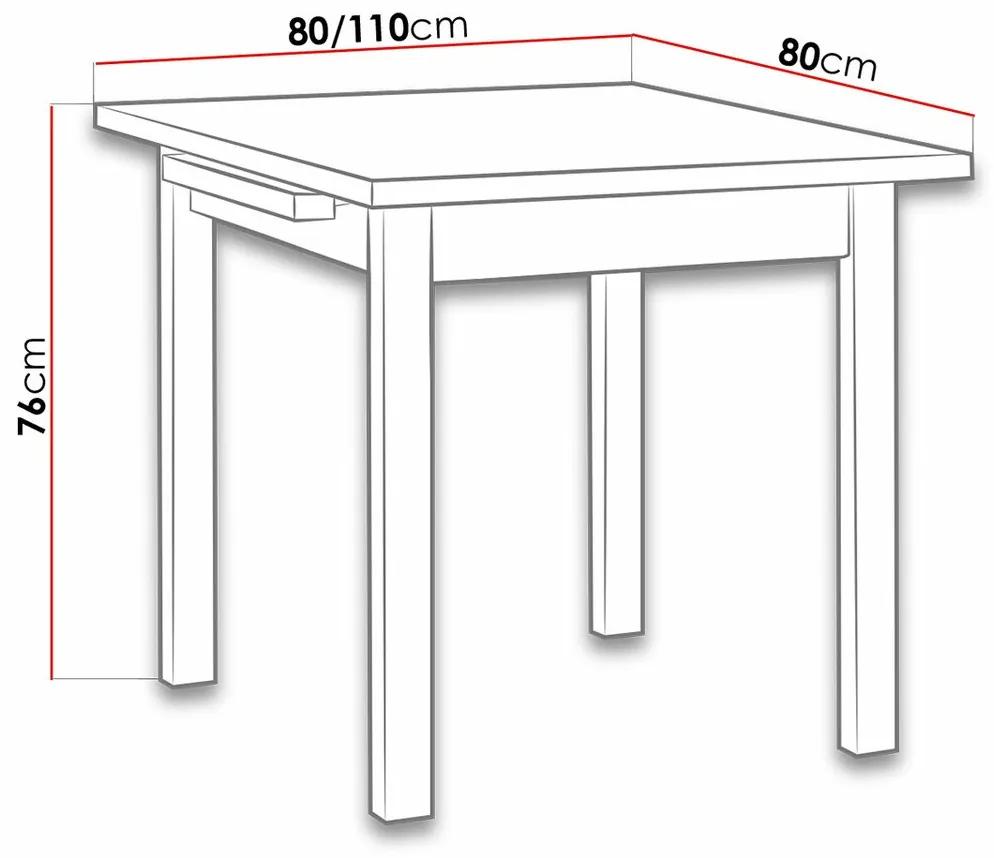 Τραπέζι Victorville 109, Sonoma οξιά, 76x80x80cm, 22 kg, Επιμήκυνση, Πλαστικοποιημένη μοριοσανίδα, Ξύλο, Μερικώς συναρμολογημένο, Ξύλο: Οξιά