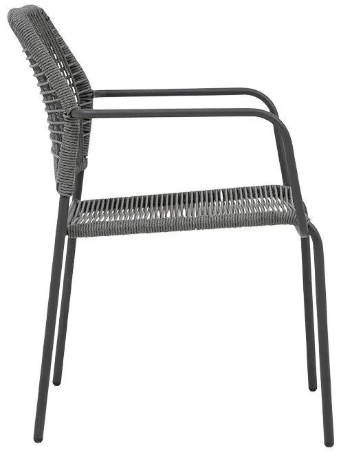 Καρέκλα Leana Fylliana Γκρί 56x59x80 εκ. 57x62x80 εκ.
